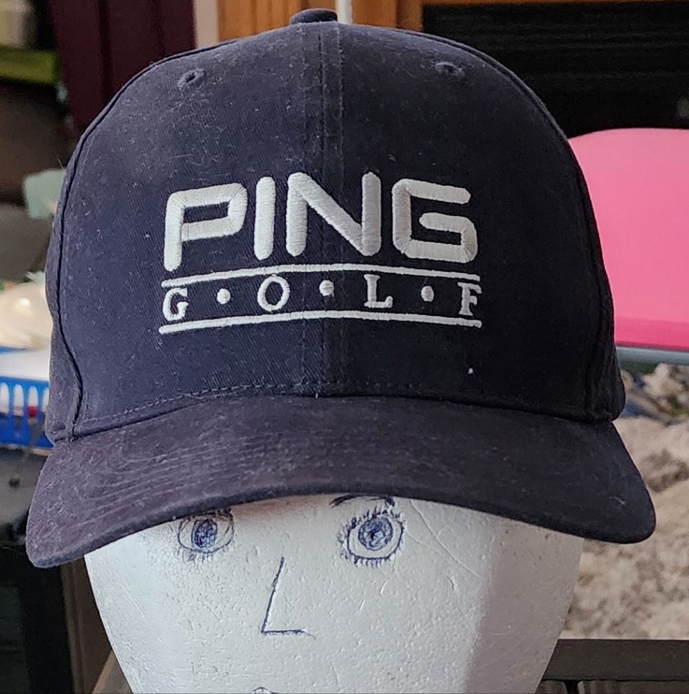Ping Golf Vented Velcro Adjustable Hat Cap BENIFITS CHARITY